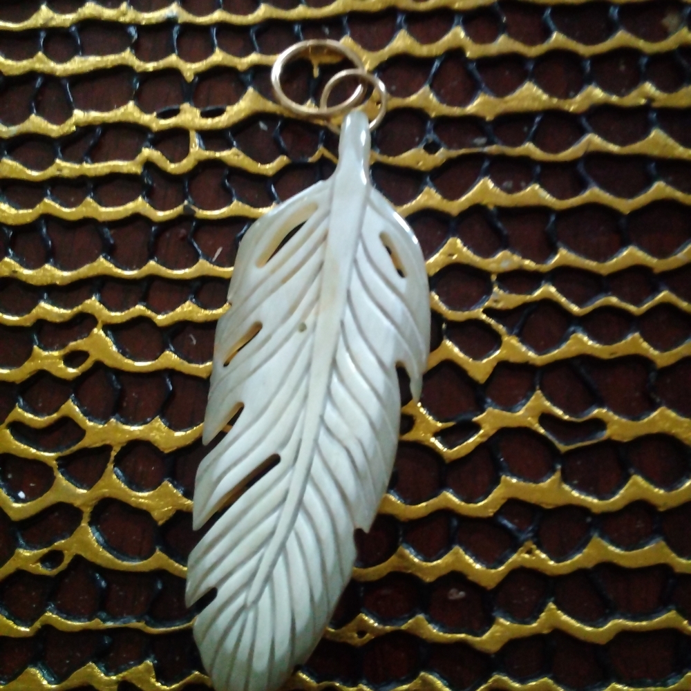 Noonday Collection Horn Leaf Charm